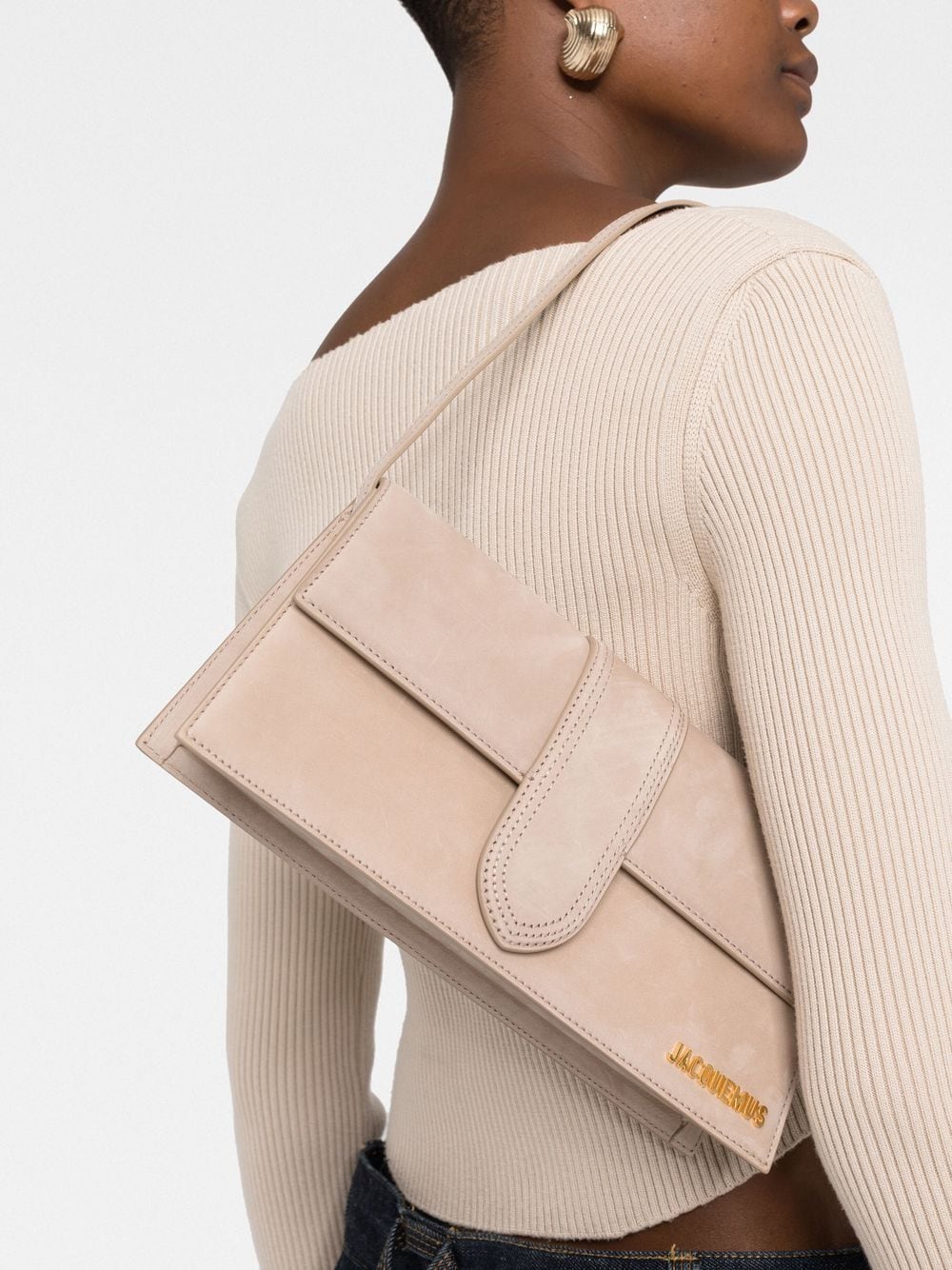 Jacquemus Bags Beige Calf Leather