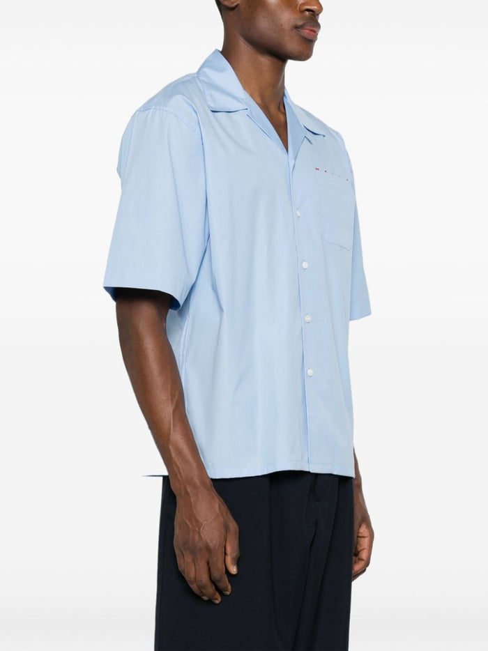 Marni Shirts Blue Cotton
