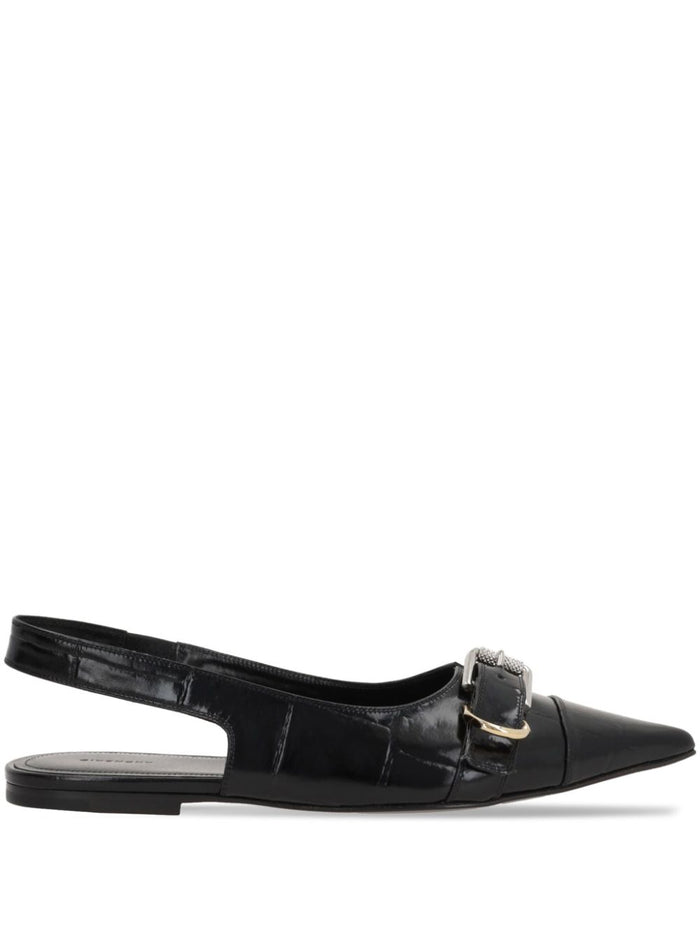 Givenchy Flat shoes Black Calf Leather