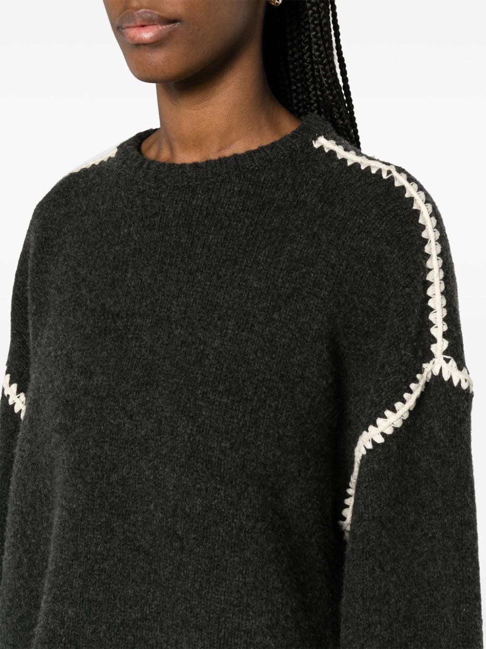 Toteme Pre Sweaters Grey Wool