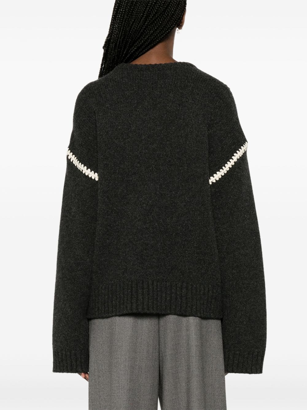 Toteme Pre Sweaters Grey Wool