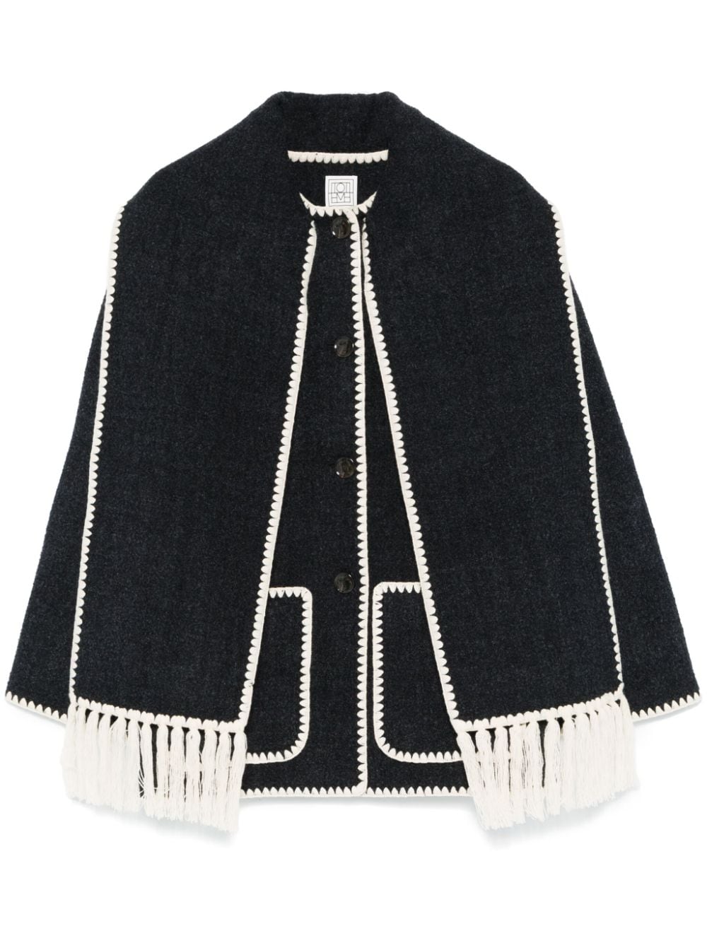 Toteme Pre Jackets Grey Wool Polyester