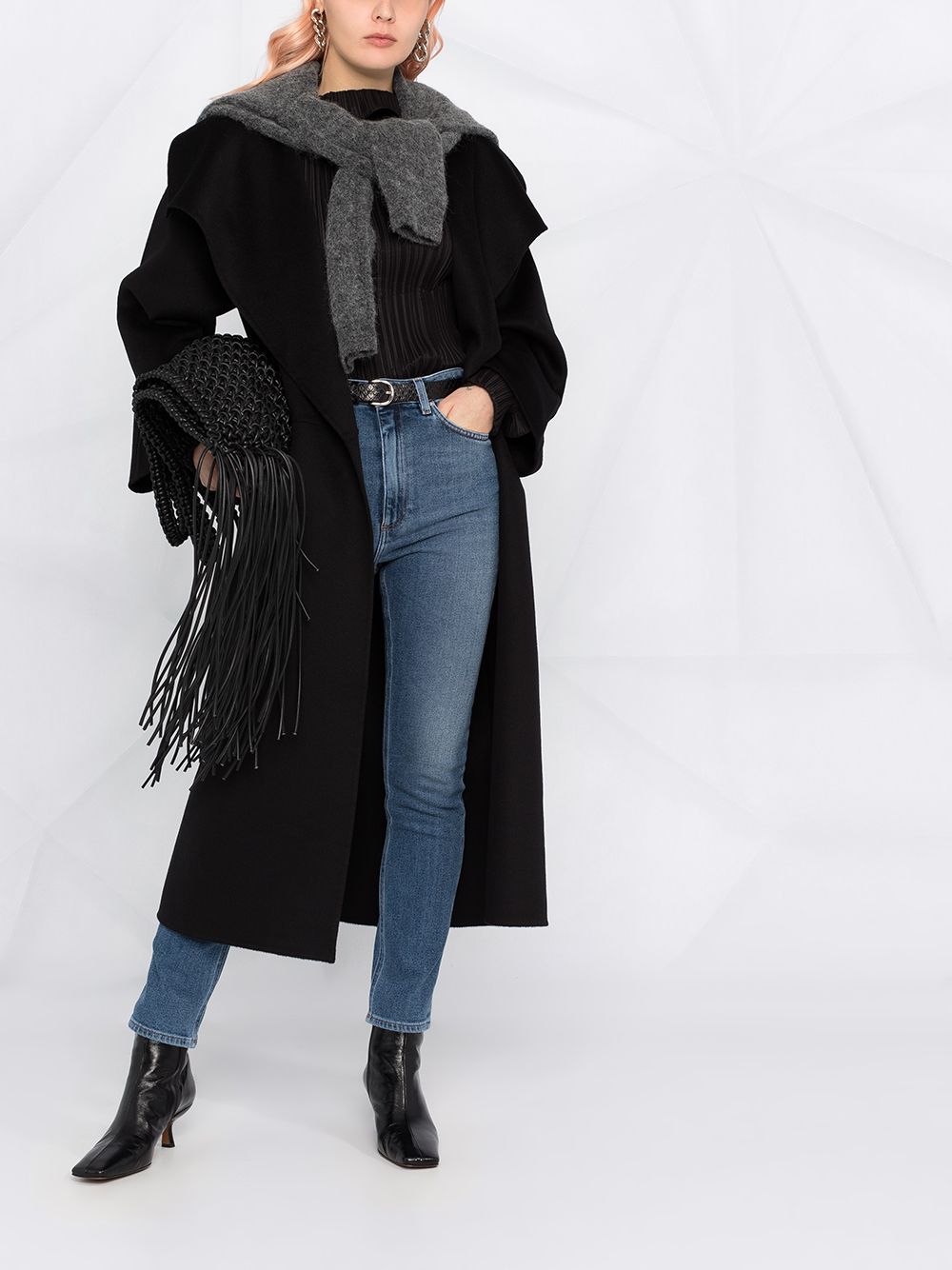 Toteme Pre Coats Black Lining: Polyester