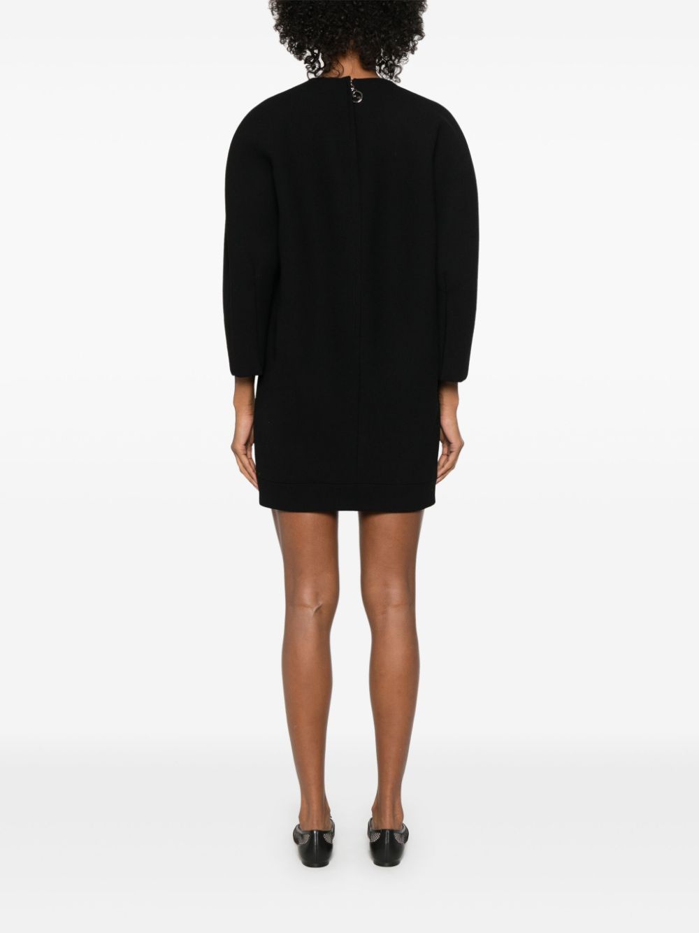 Gucci Dresses Black Outer: Wool