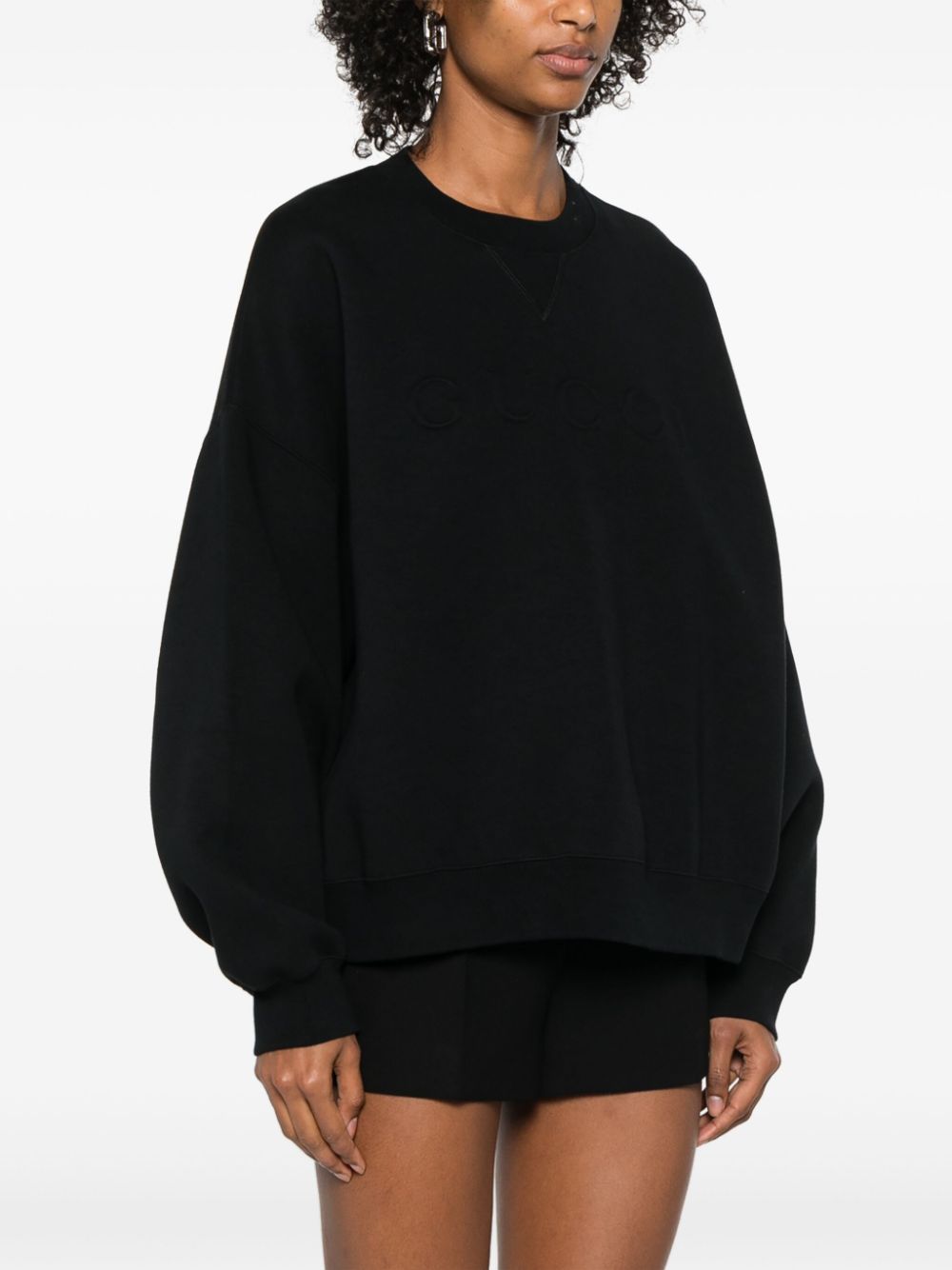 Gucci Sweaters Black Cotton Polyamide