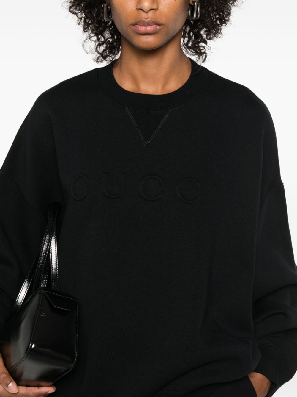 Gucci Sweaters Black Cotton Polyamide