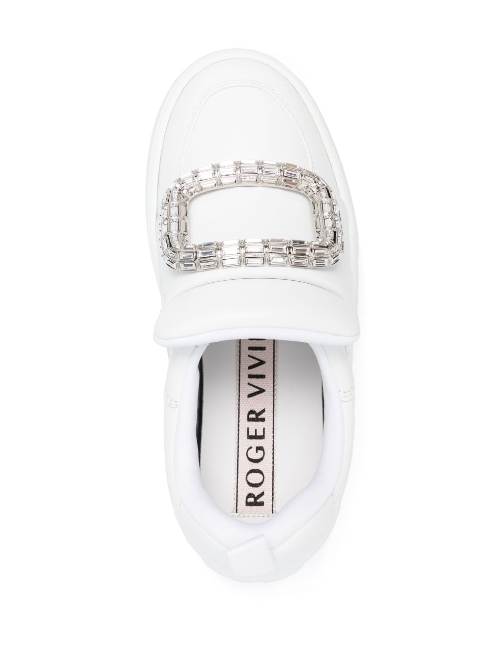 Roger Vivier Sneakers White Furs & Skins->leather100 %