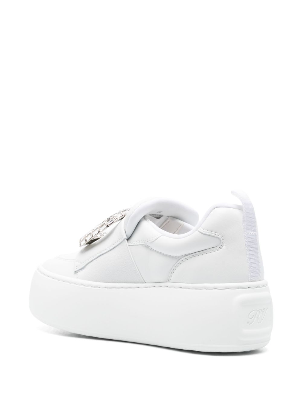 Roger Vivier Sneakers White Furs & Skins->leather100 %