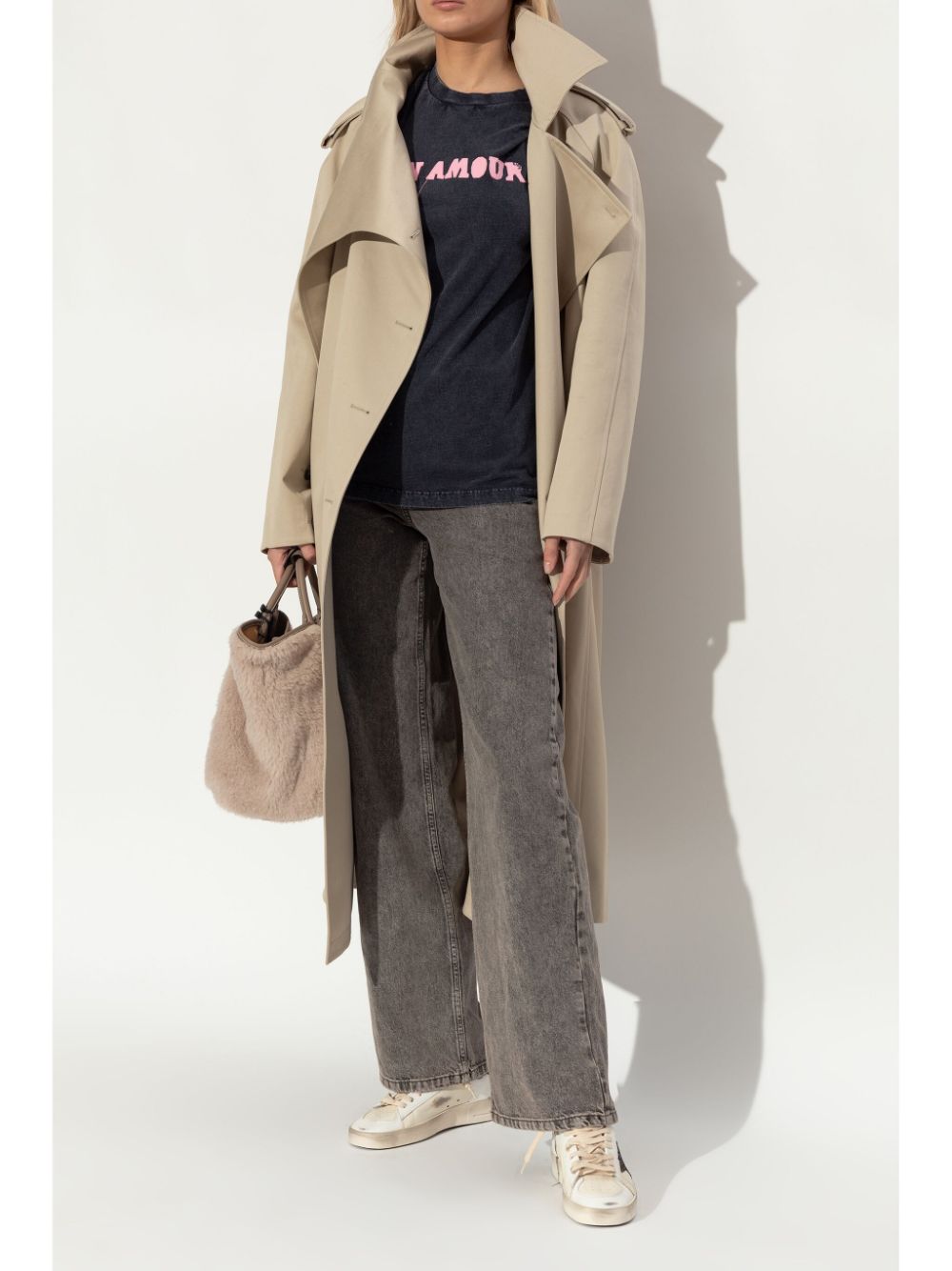 Golden Goose Sneakers Brown Calf Leather