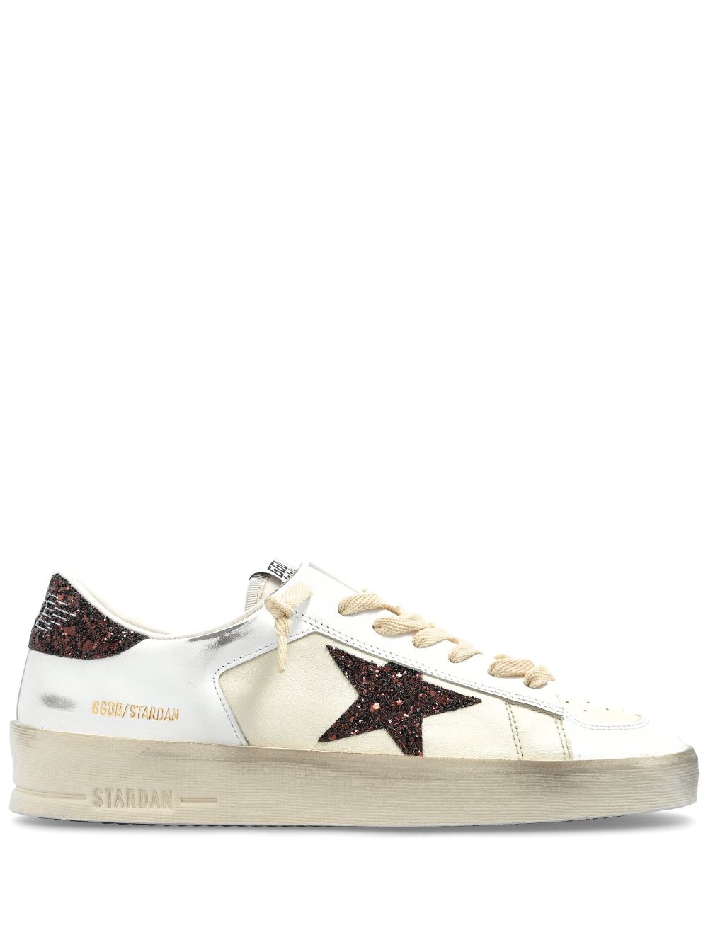Golden Goose Sneakers Brown Calf Leather