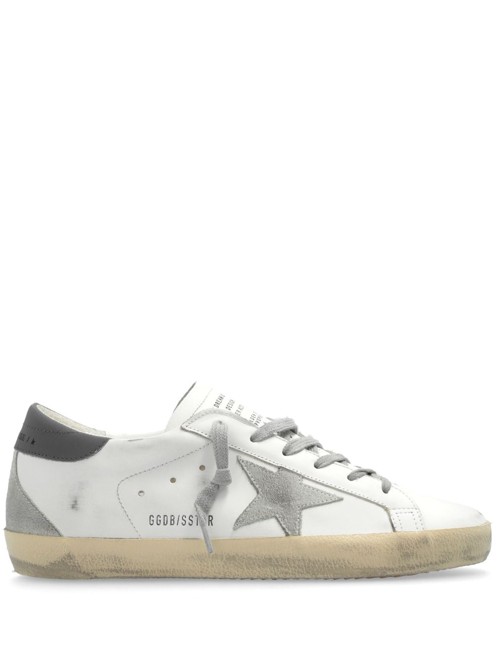 Golden Goose Sneakers Grey Calf Leather