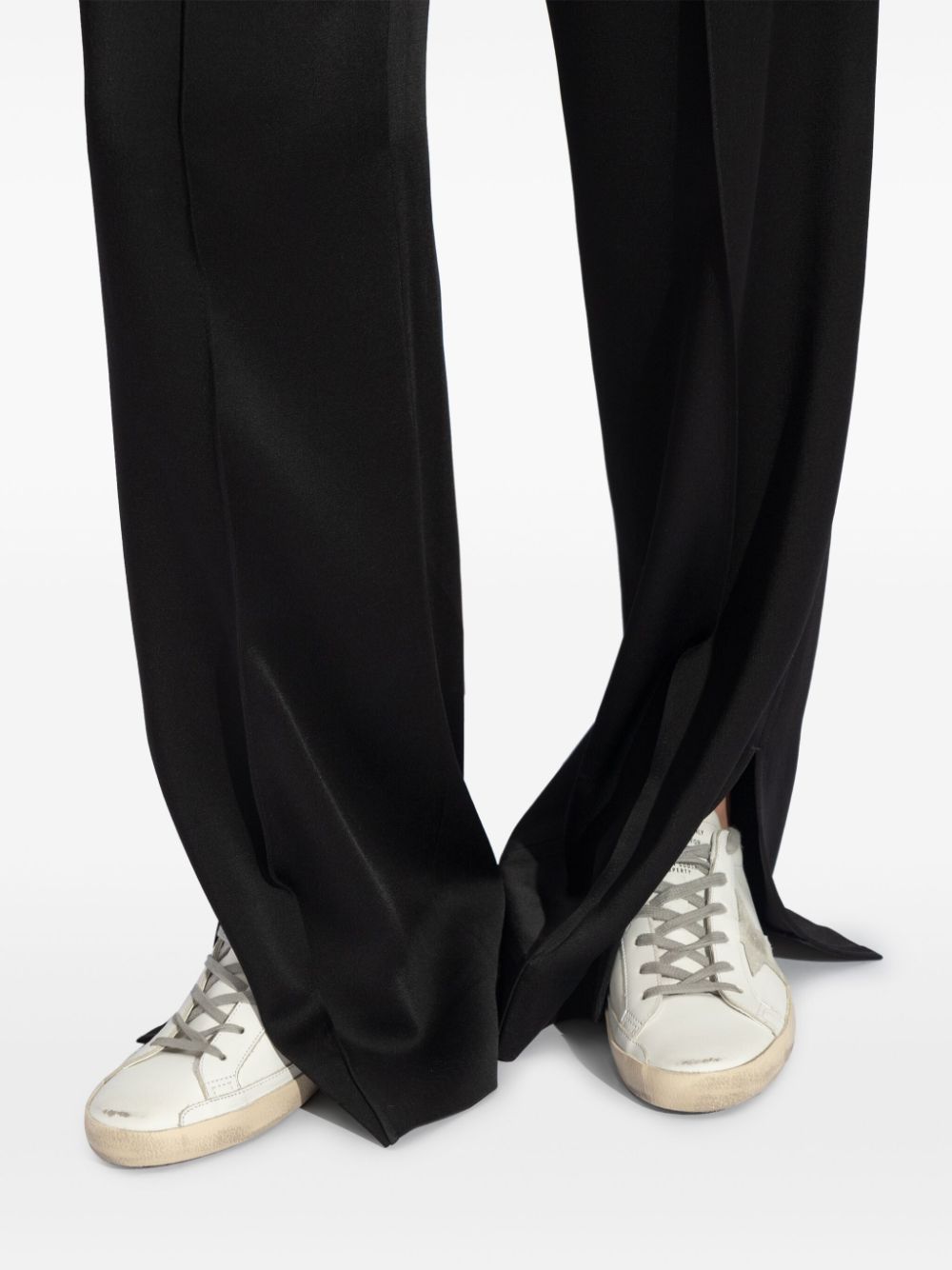 Golden Goose Sneakers Grey Calf Leather