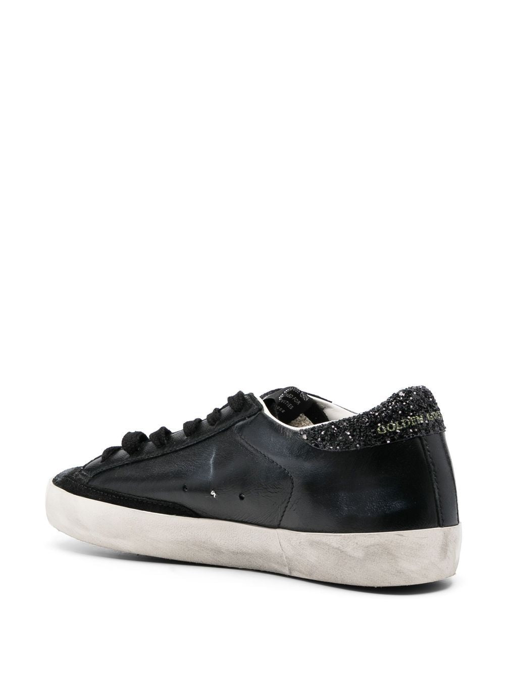 Golden Goose Sneakers Black Calf Leather