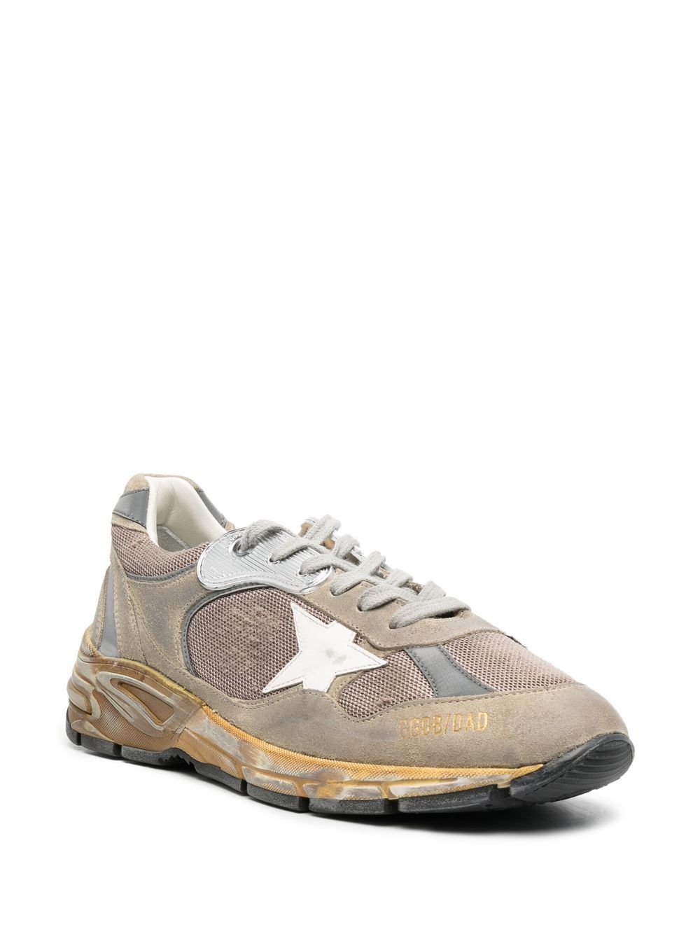 Golden Goose Sneakers Grey Calf Leather