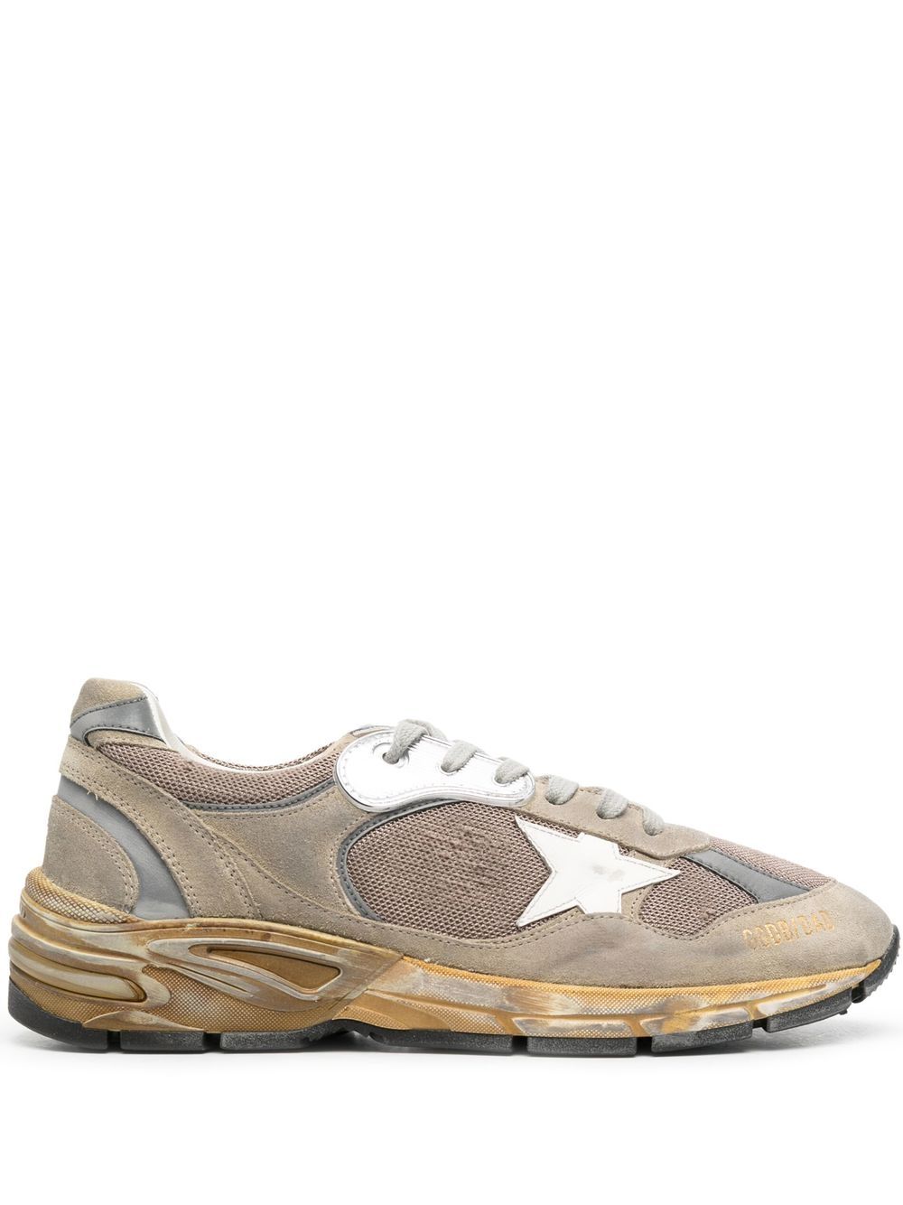 Golden Goose Sneakers Grey Calf Leather