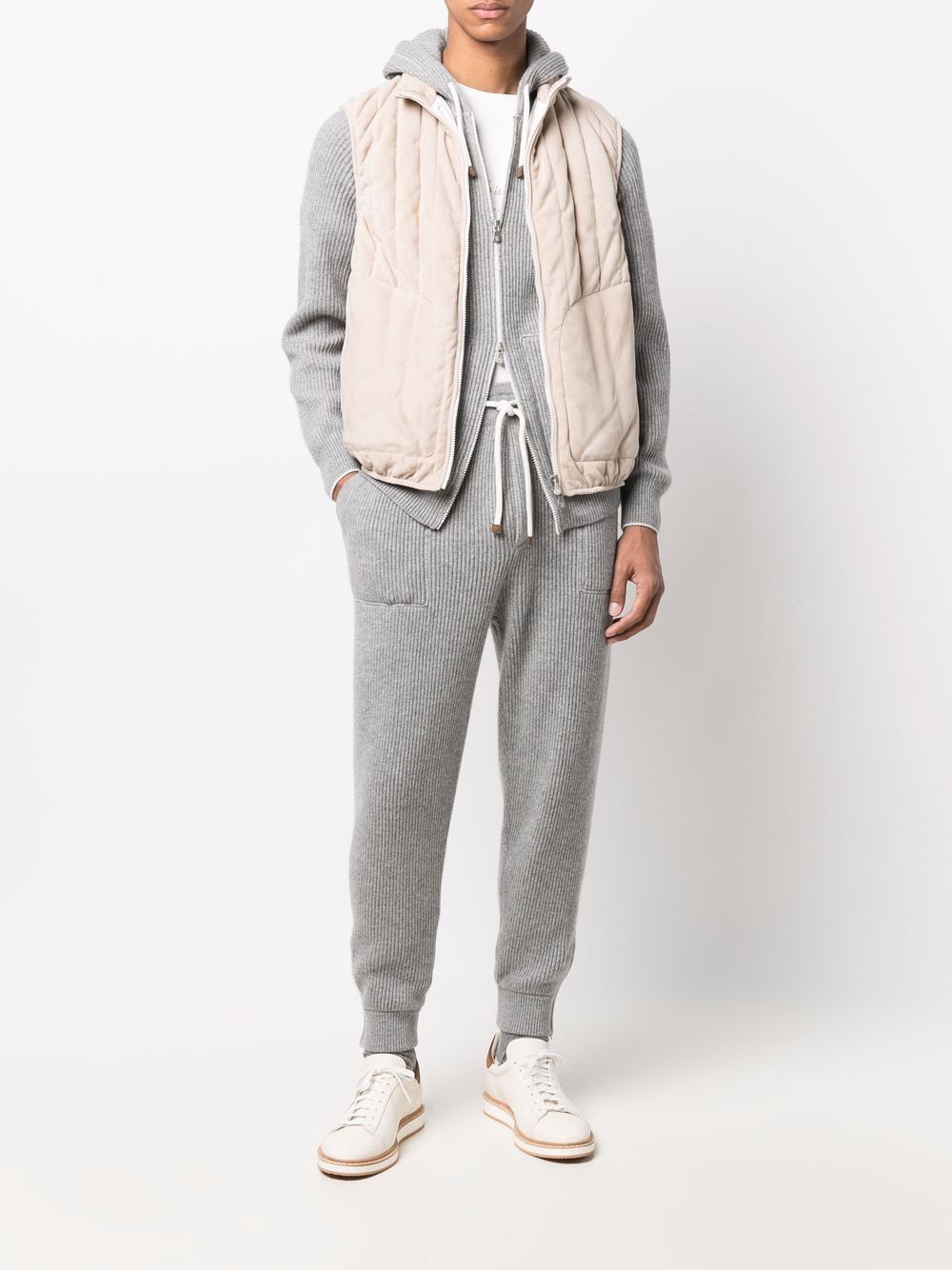 Brunello Cucinelli Sweaters Grigio Cashmere