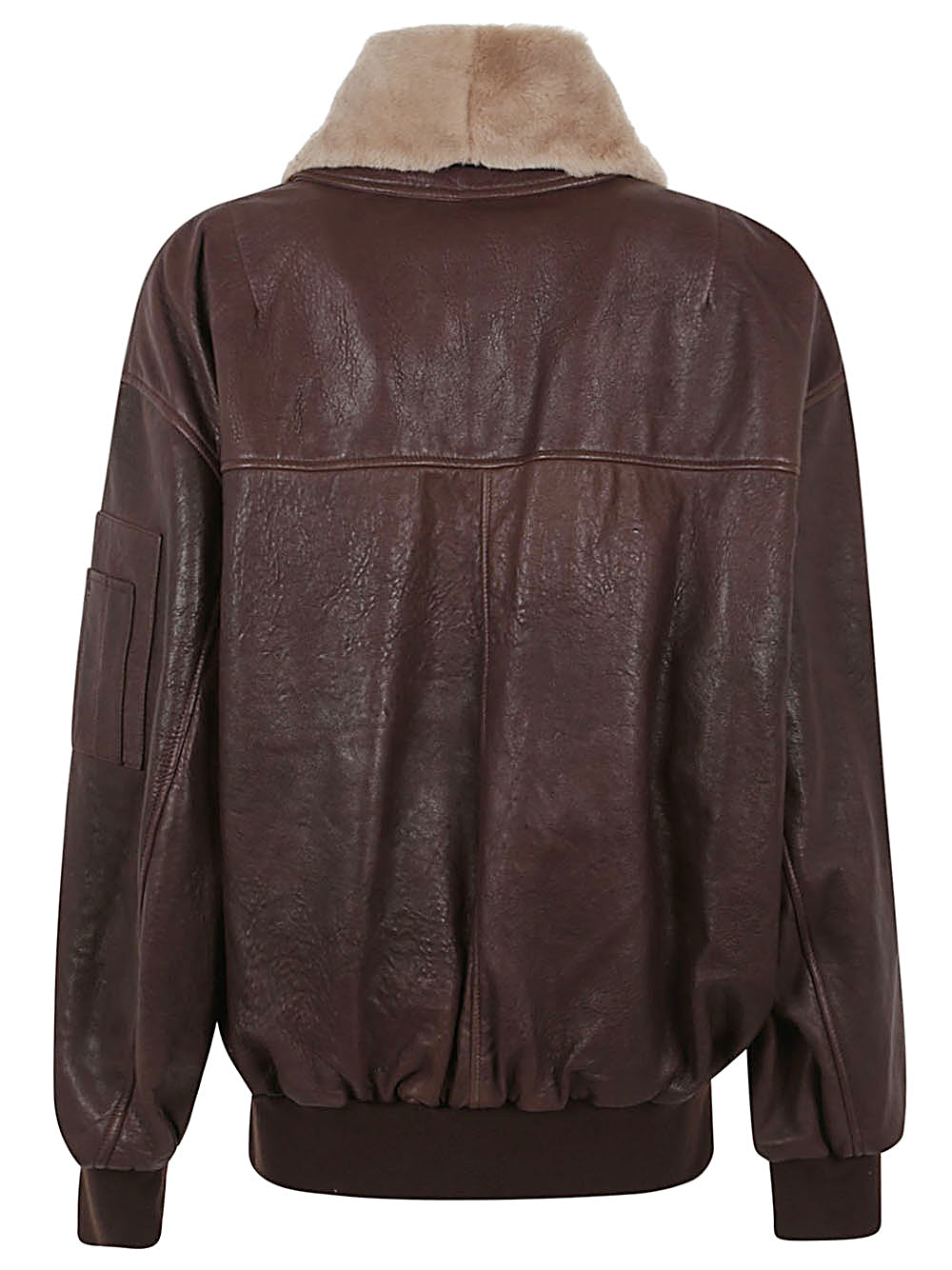 Enes Coats Brown Calf Leather
