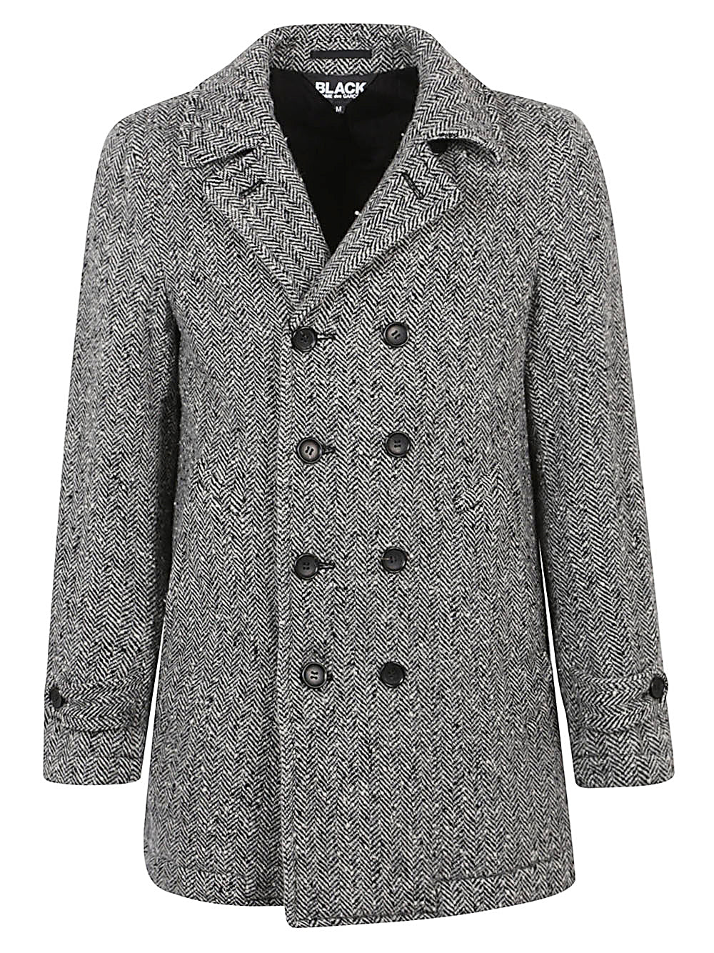 Comme Des Garcons Coats Black Outer: Wool
