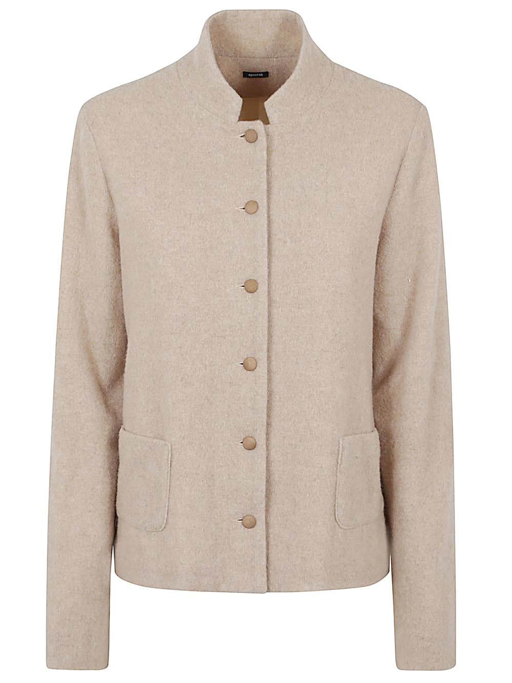 Apuntob Jackets Beige Virgin Wool Cashmere