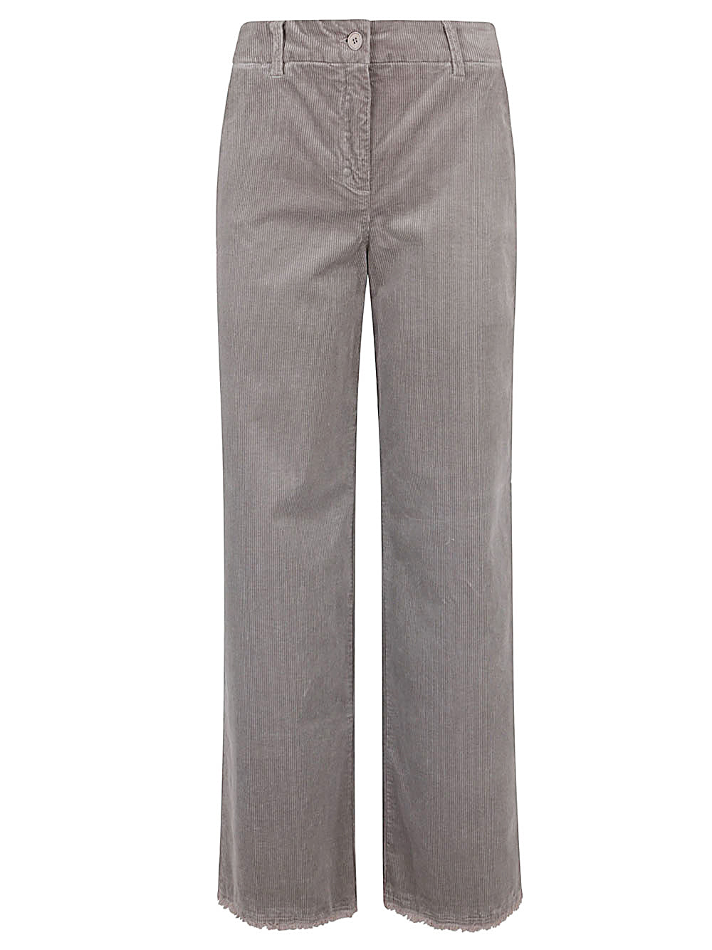 Via Masini 80 Trousers Dove Grey Cotton