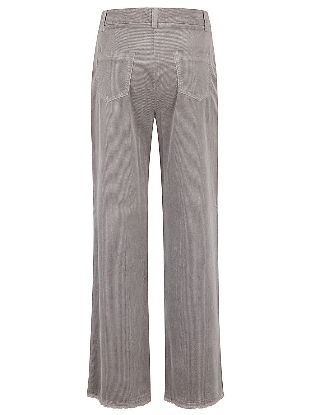 Via Masini 80 Trousers Dove Grey Cotton