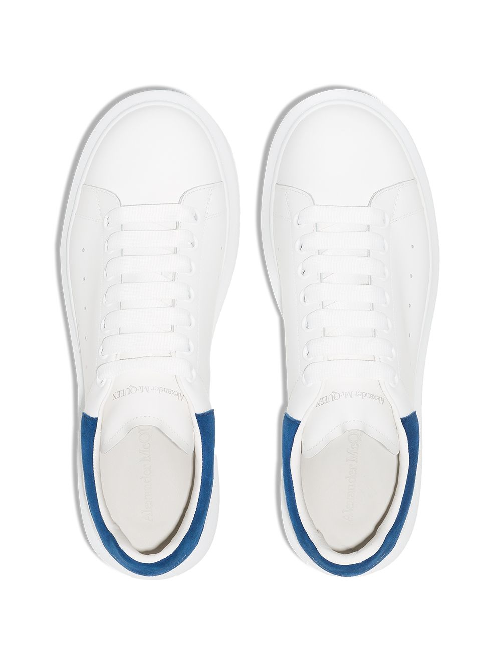 Alexander Mcqueen Sneakers Blue Calf Leather