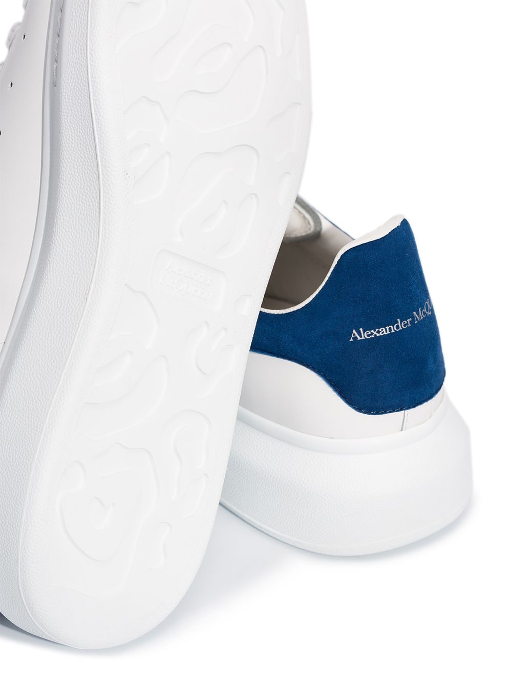 Alexander Mcqueen Sneakers Blue Calf Leather