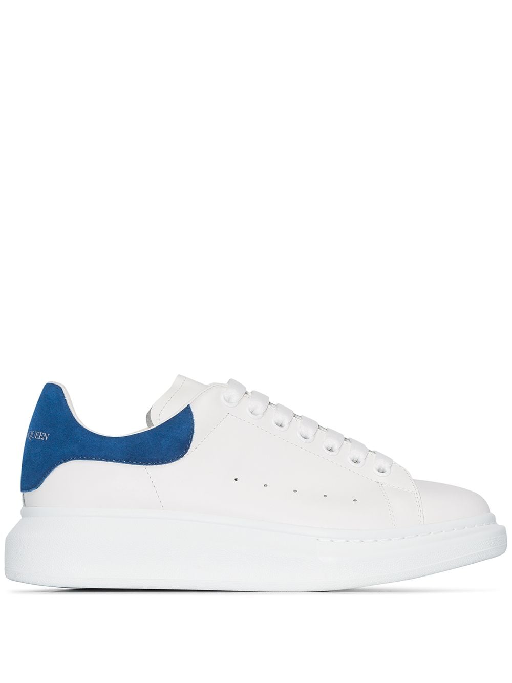 Alexander Mcqueen Sneakers Blue Calf Leather