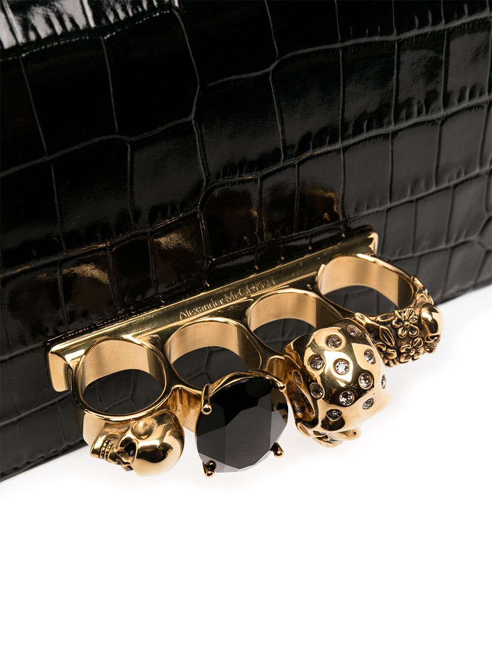 Alexander Mcqueen Bags Black Outer: Calf Leather