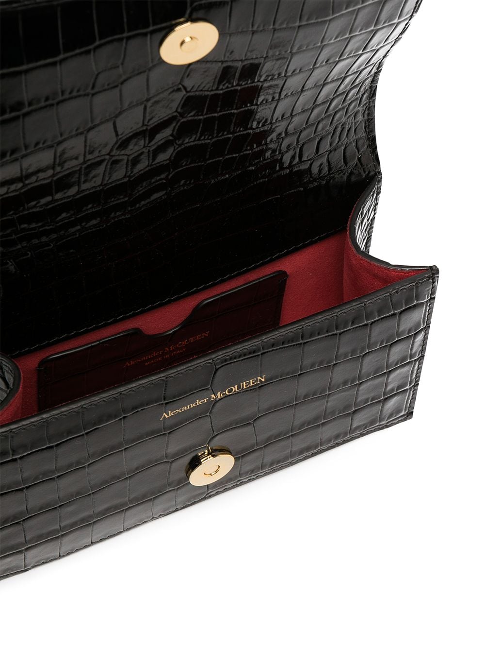 Alexander Mcqueen Bags Black Outer: Calf Leather