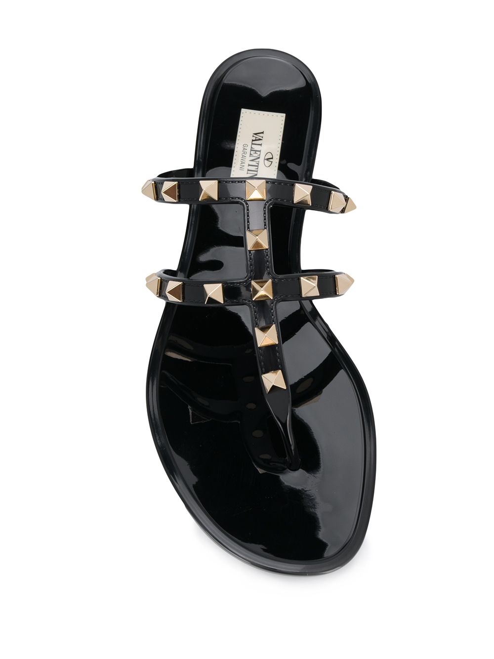 Valentino Garavani Sandals Black Rubber