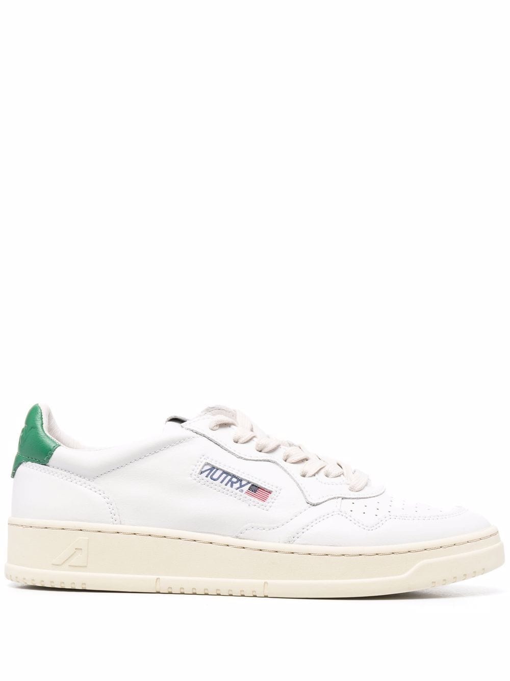 Autry Sneakers Green Outer: Calf Leather