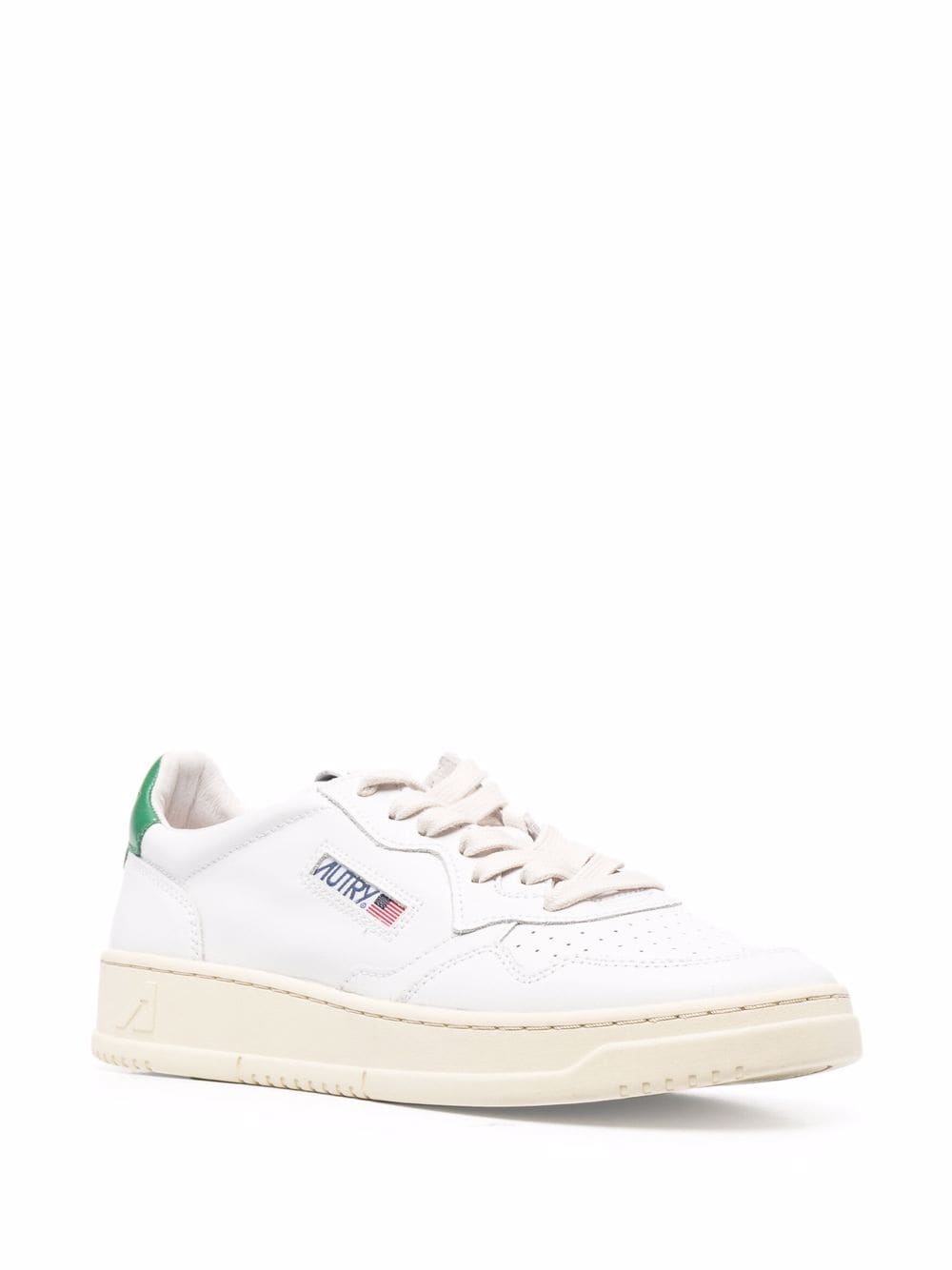 Autry Sneakers Green Outer: Calf Leather