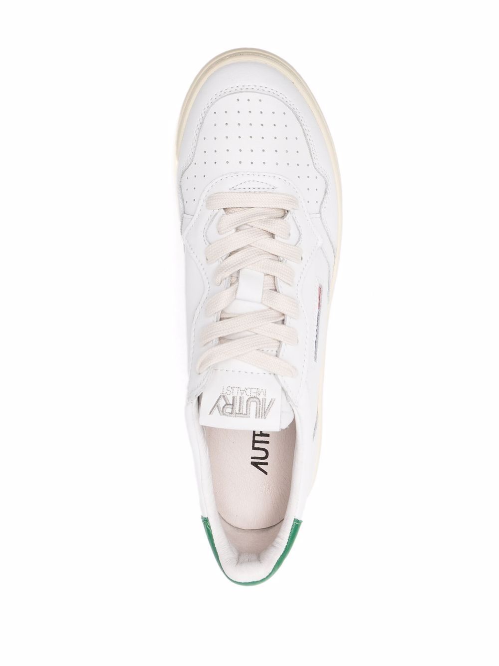 Autry Sneakers Green Outer: Calf Leather