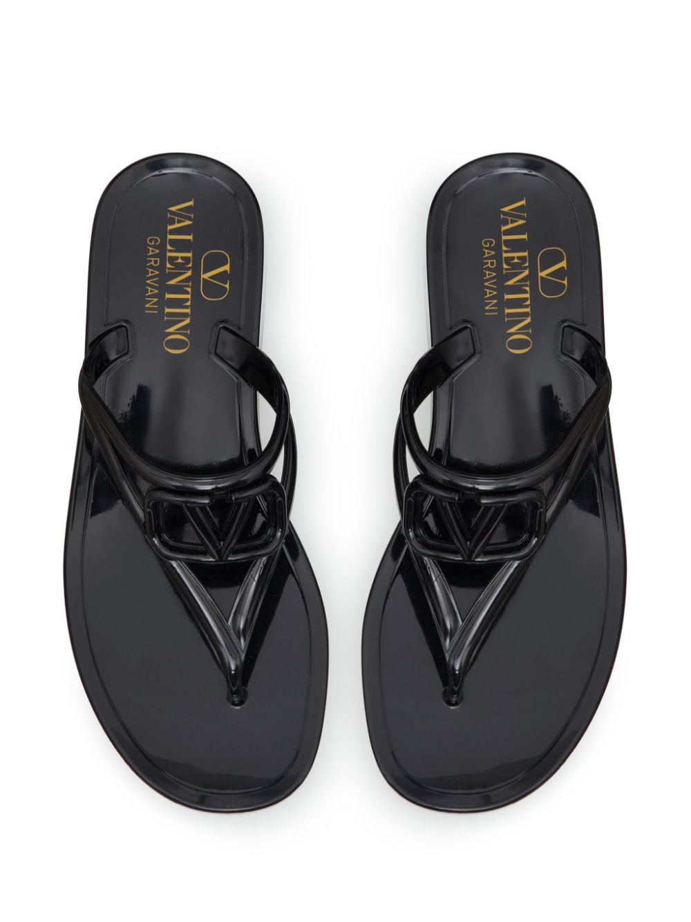 Valentino Garavani Sandals Black Plastic