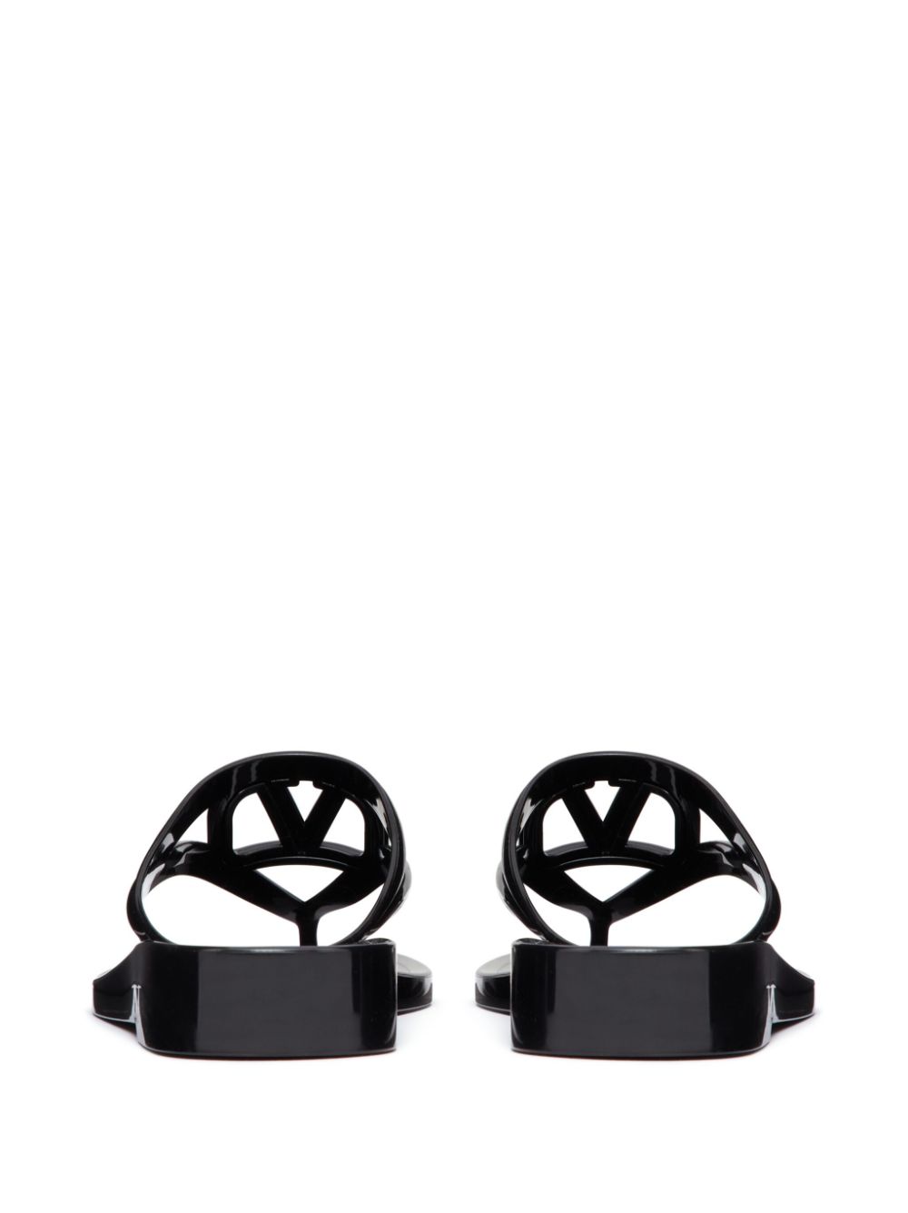 Valentino Garavani Sandals Black Plastic