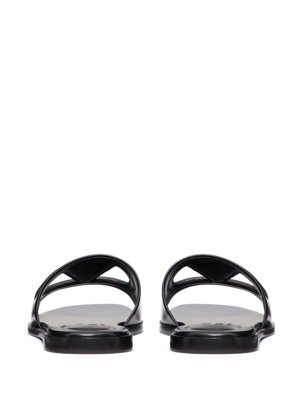 Valentino Garavani Sandals Black Lamb Skin