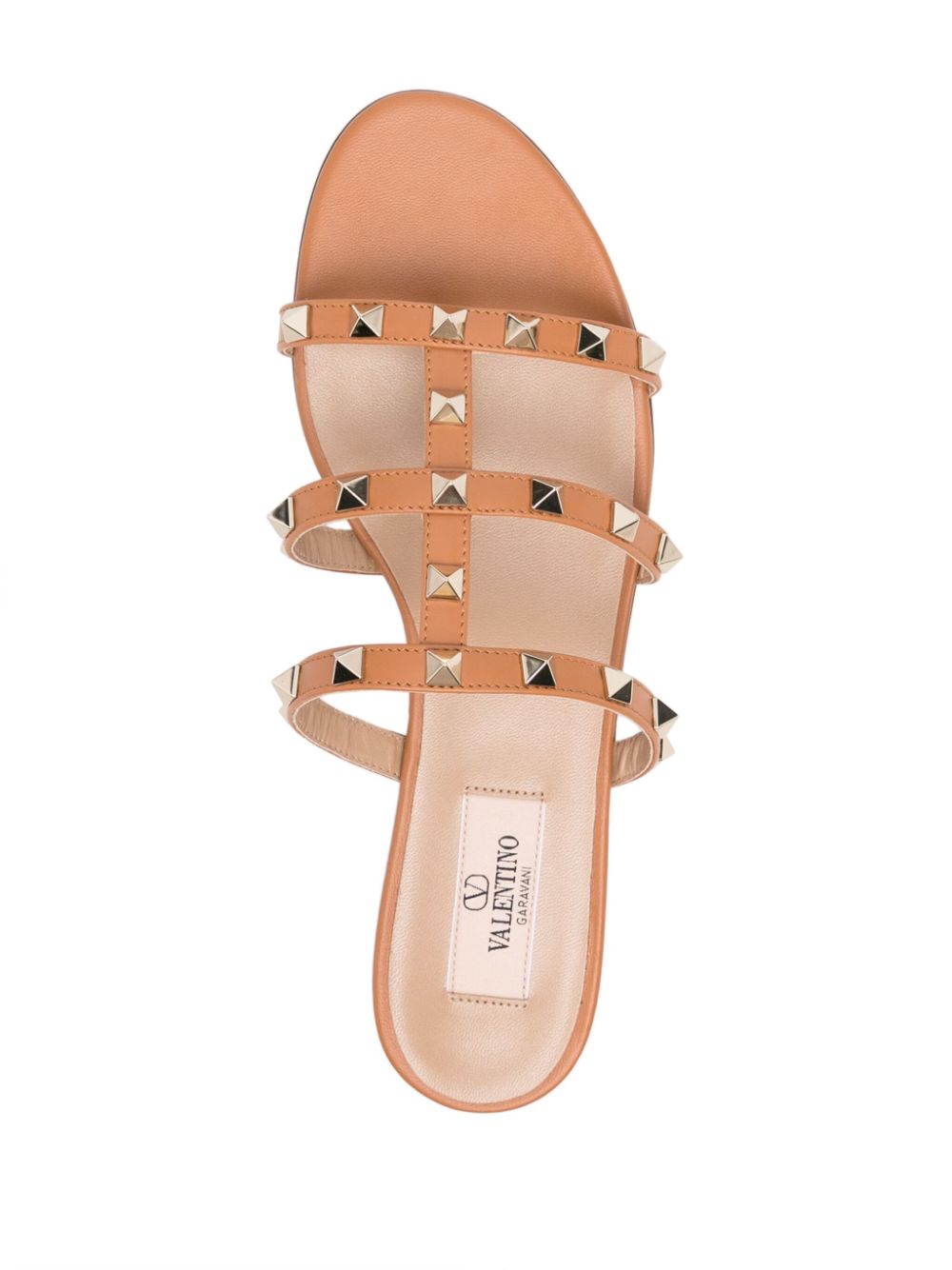 Valentino Garavani Sandals Leather Brown Calf