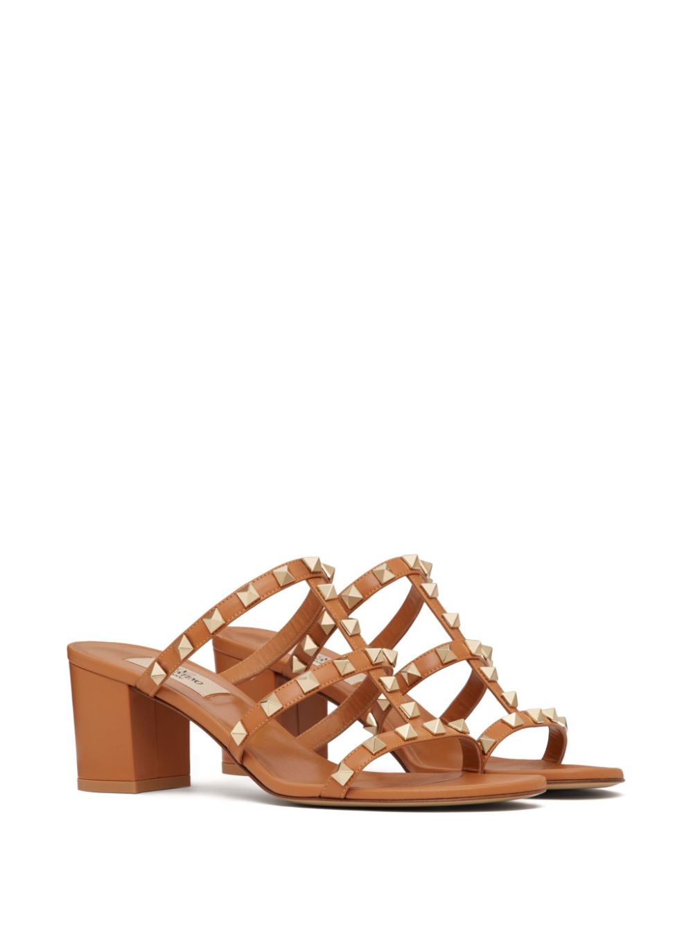 Valentino Garavani Sandals Leather Brown Calf