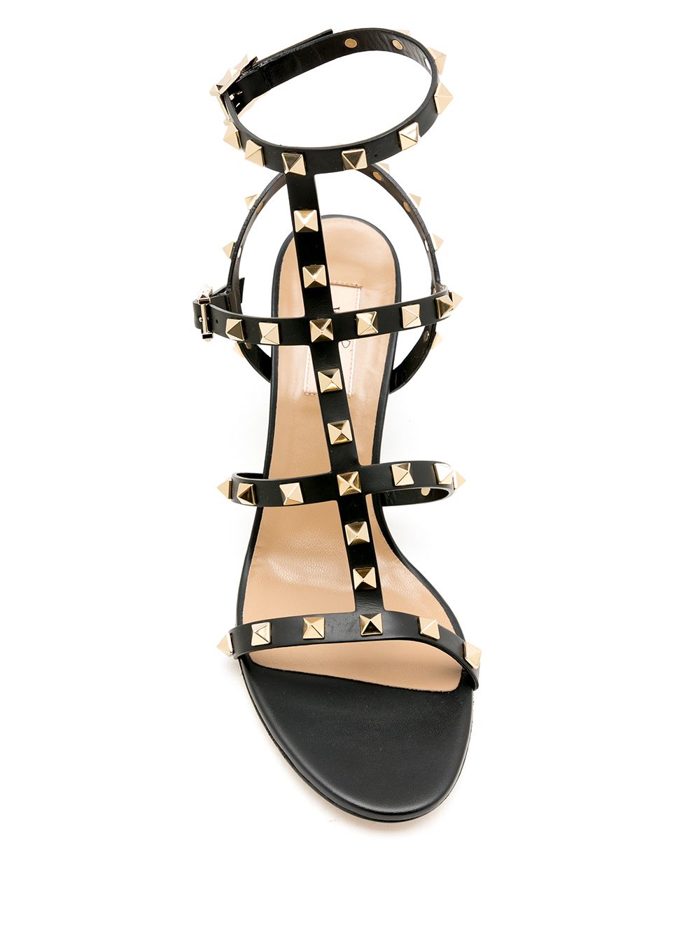 Valentino Garavani Sandals Black Calf Leather