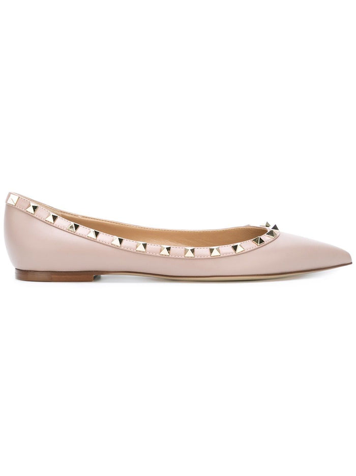 Valentino Garavani Flat Shoes Powder Lamb Skin