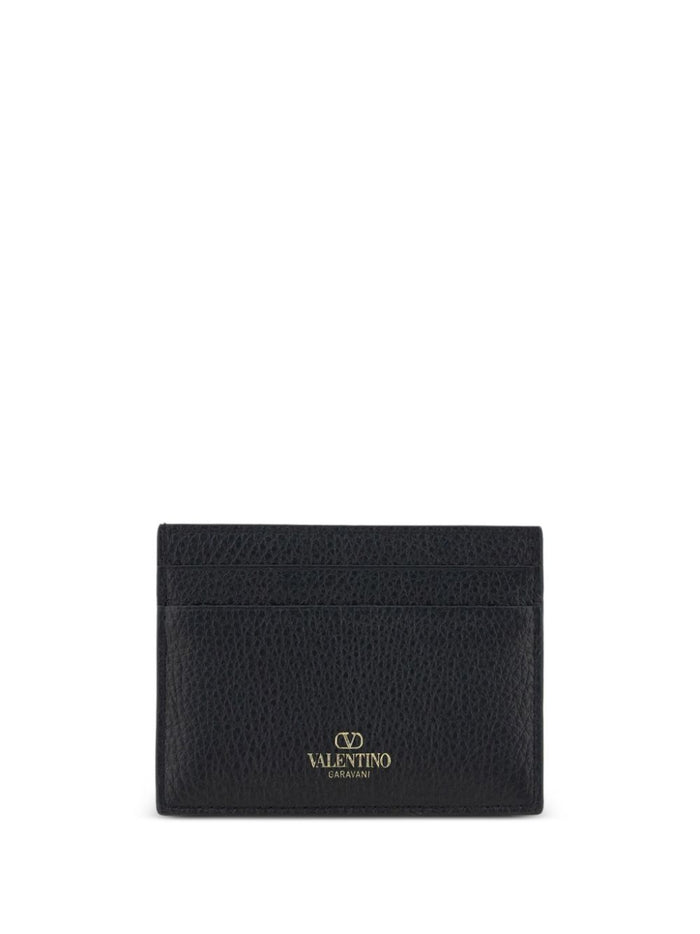 Valentino Garavani Wallets Black Lamb Leather