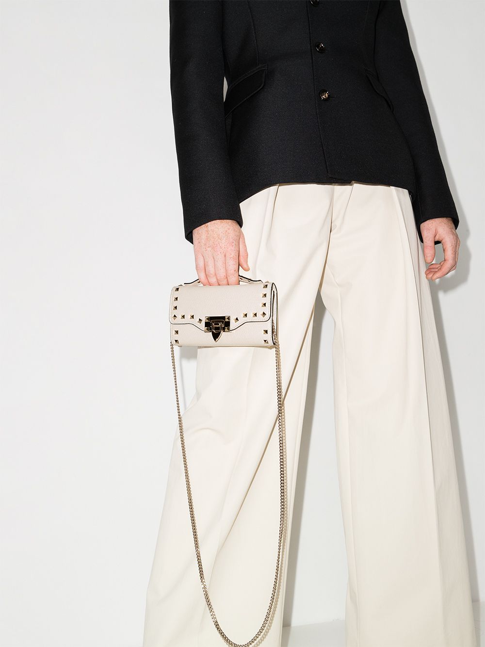 Valentino Garavani Bags Ivory Calf Leather