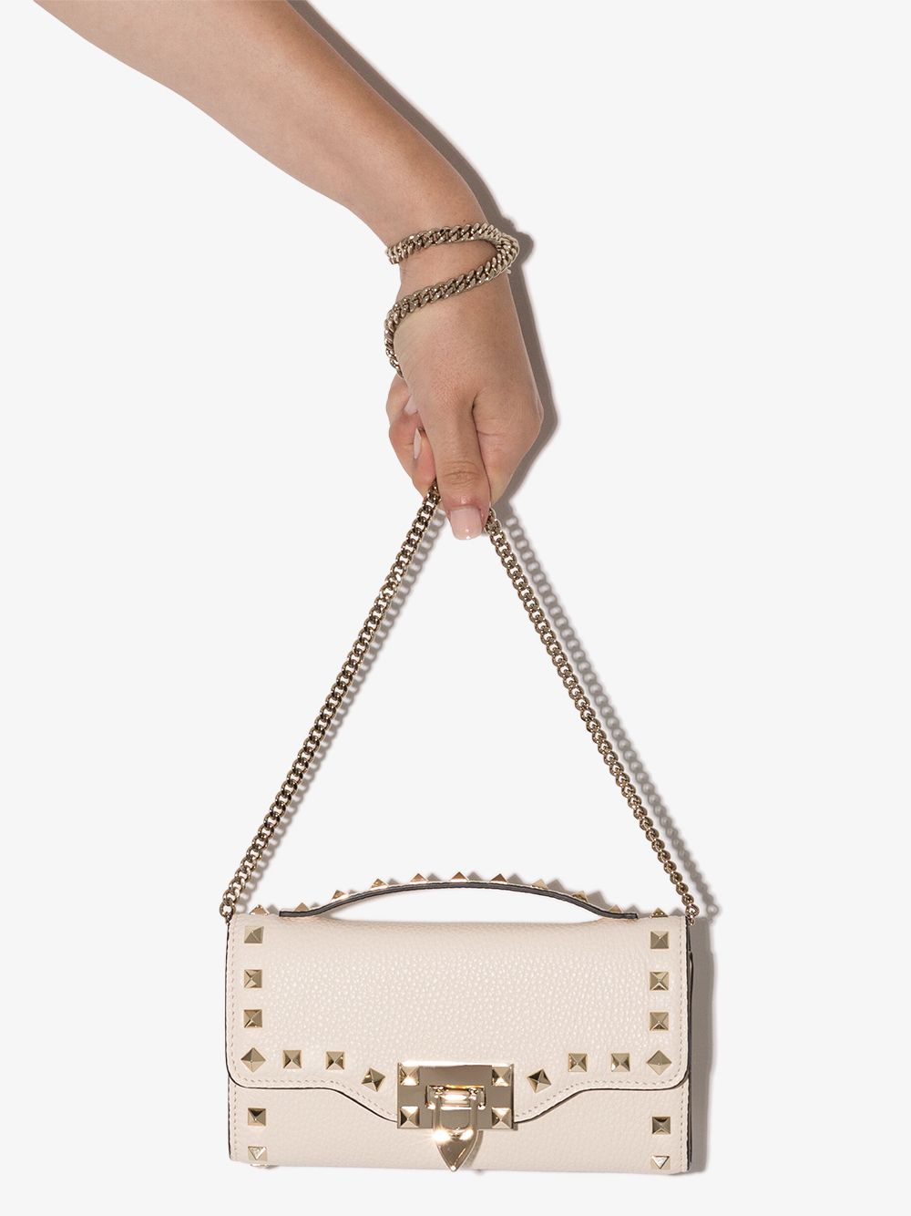 Valentino Garavani Bags Ivory Calf Leather