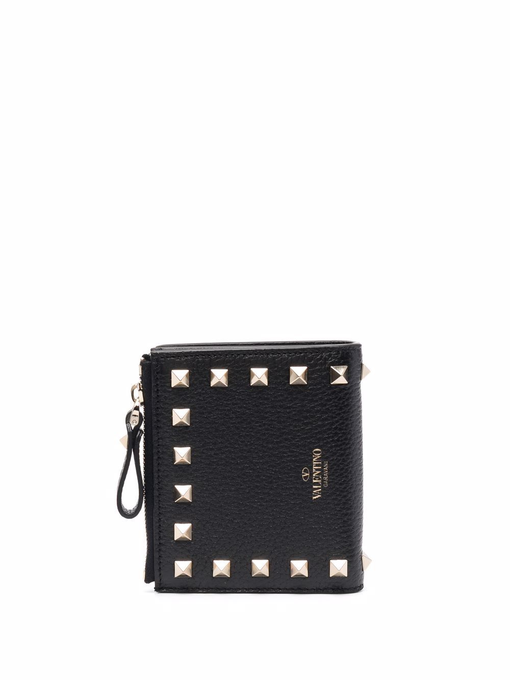 Valentino Garavani Wallets Black Calf Leather