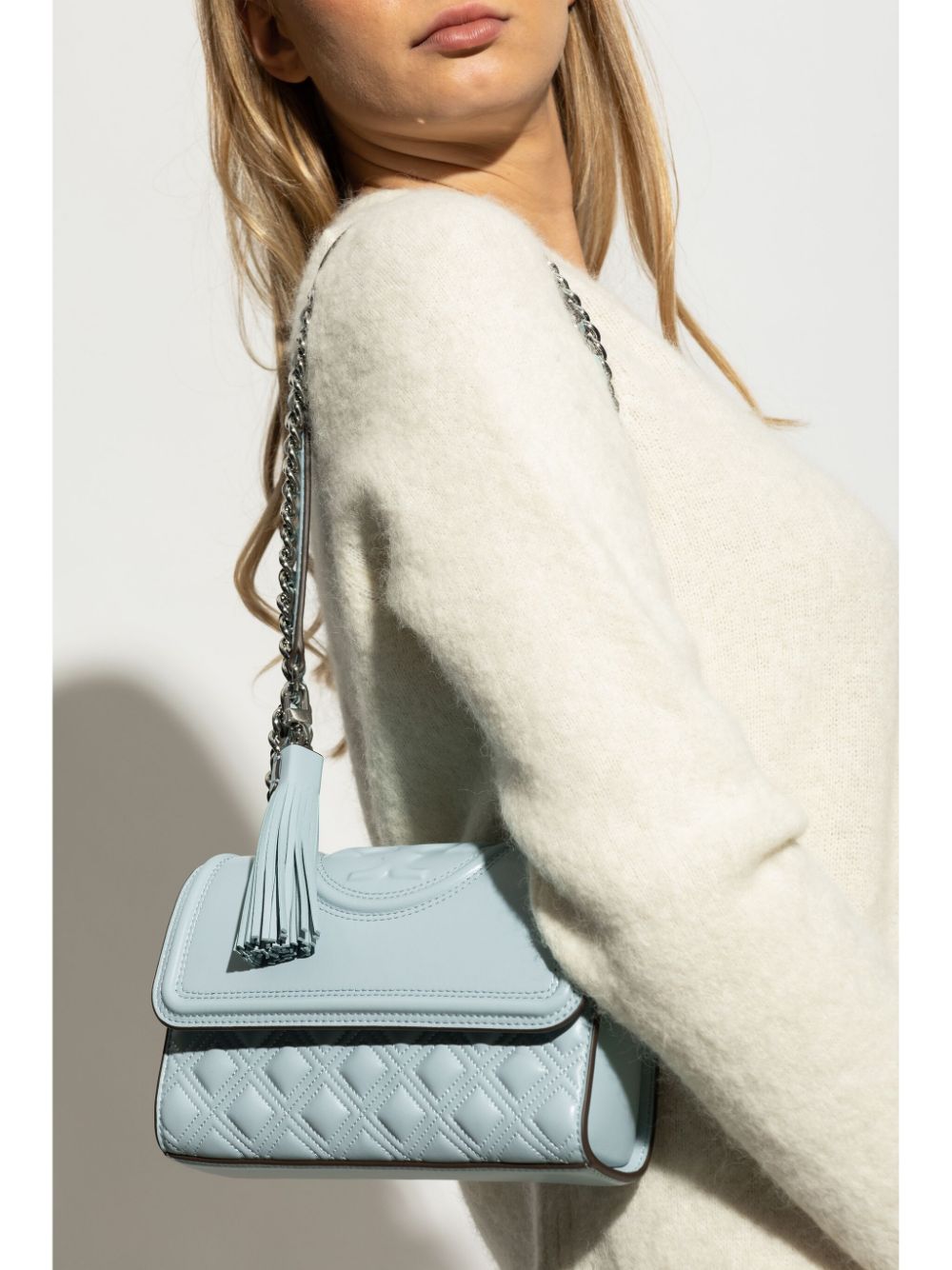 Tory Burch Bags Clear Blue Lamb Leather