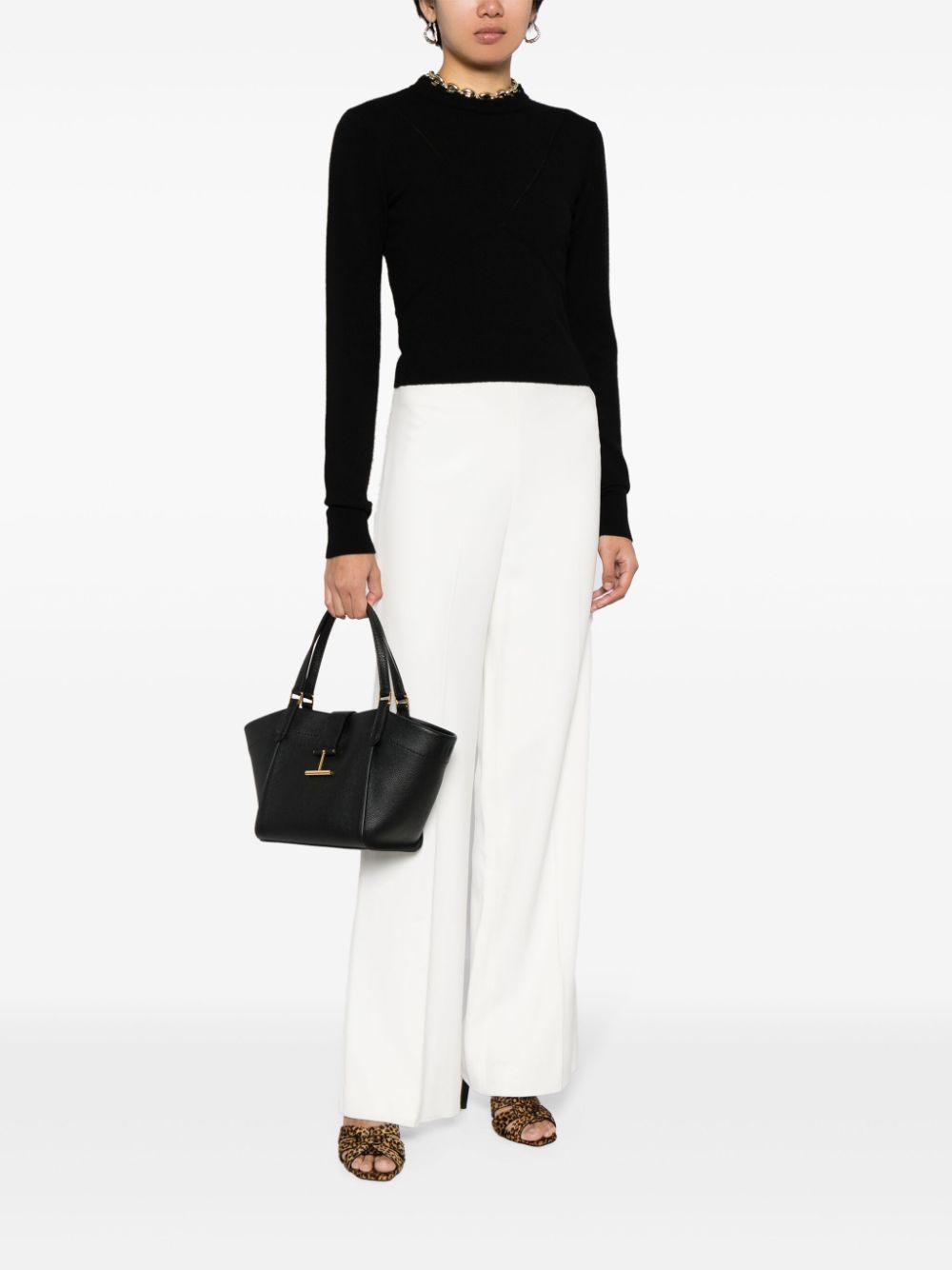 Tom Ford Bags Black Calf Leathear