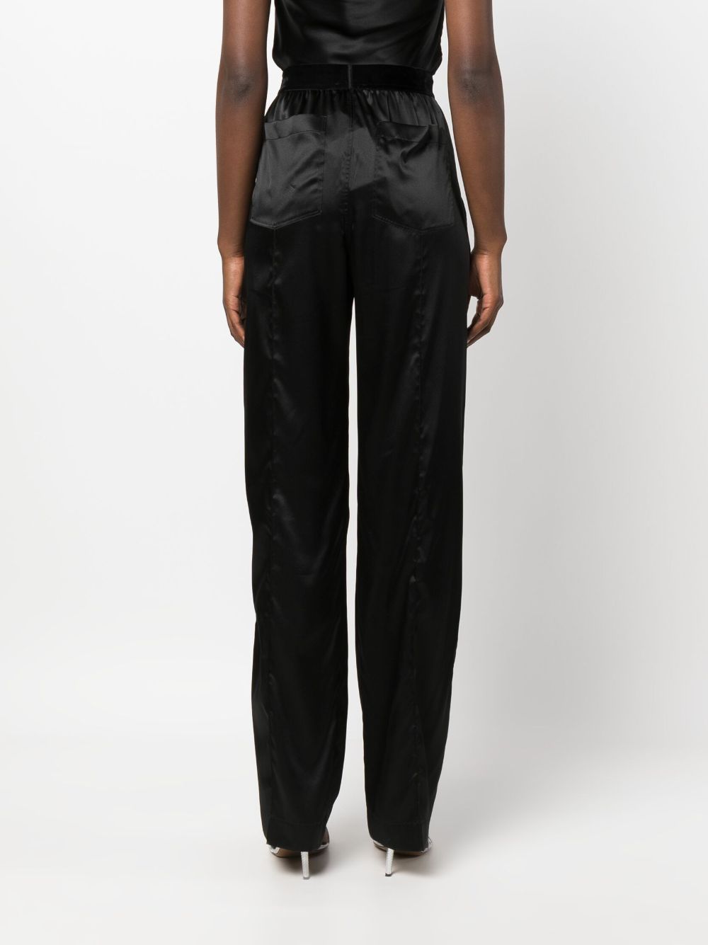 Tom Ford Trousers Black Silk