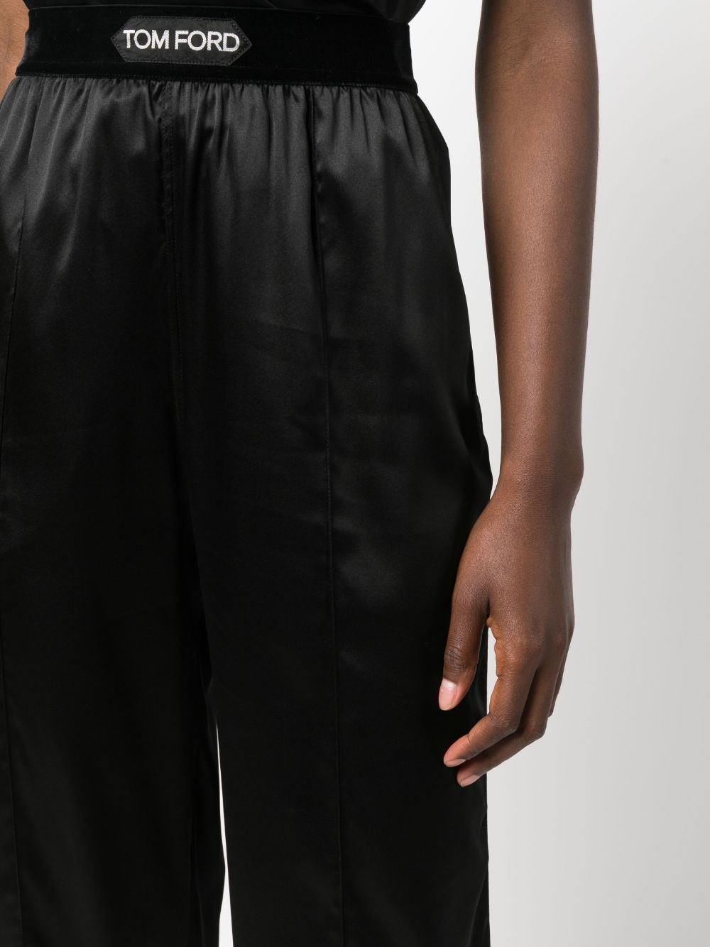 Tom Ford Trousers Black Silk