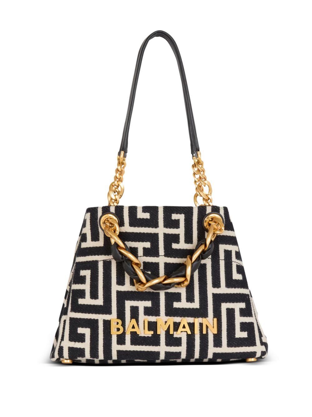 Balmain Bags Black Cotton Polyester